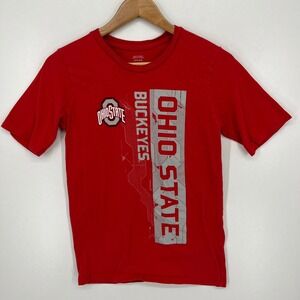Gen2 Ohio State Buckeyes Kids Red Graphic T-Shirt Size L 14/16 NCAA Football